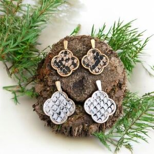 Snake Pattern Earring Set